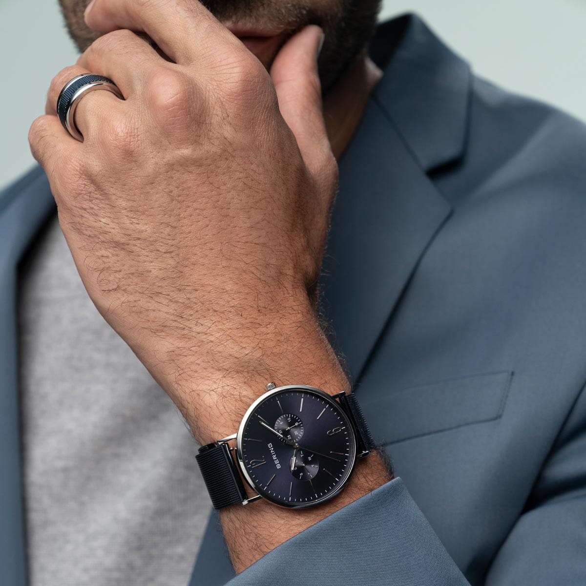 Bering Classic polished silver