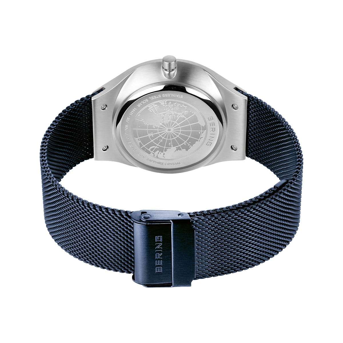 Bering Solar polished silver