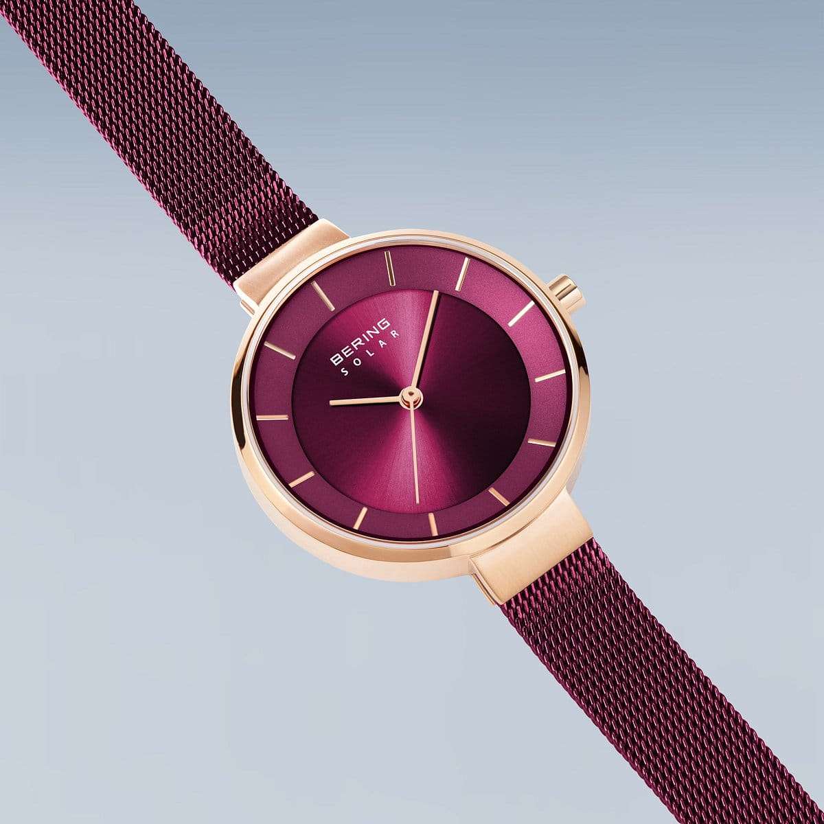 Bering Solar polished/brushed rose gold