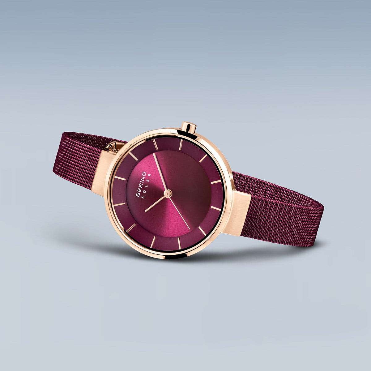 Bering Solar polished/brushed rose gold