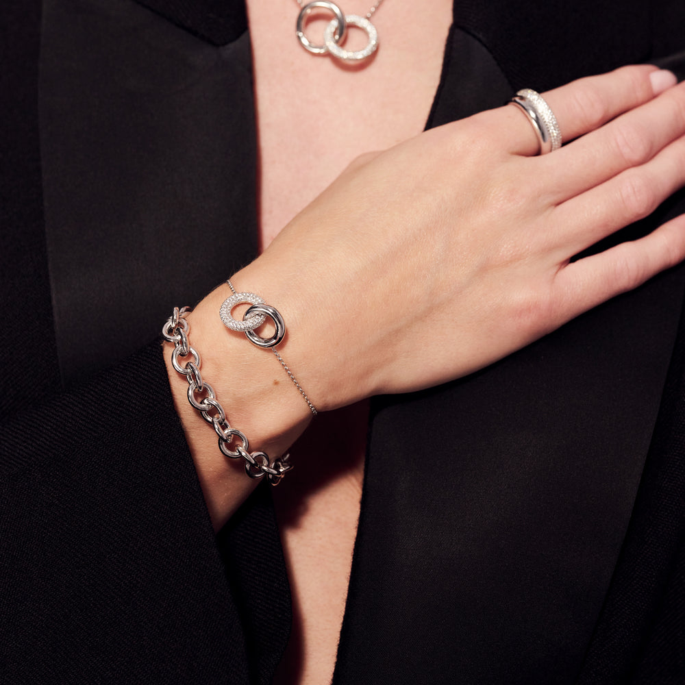 Sif Jakobs Silver Ring Carrara Bracelet