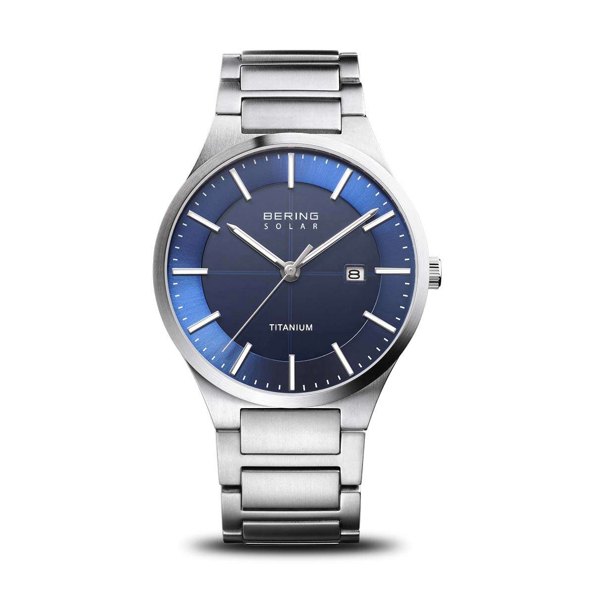 Bering Solar brushed silver