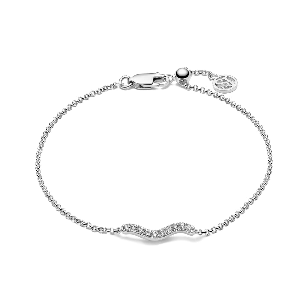 Sif Jakobs Silver Ellera Waves Bracelet