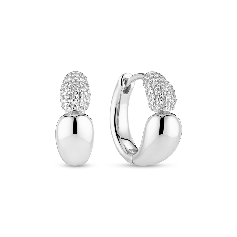 Sif Jakobs Silver Goccia Creolo Piccolo Earrings