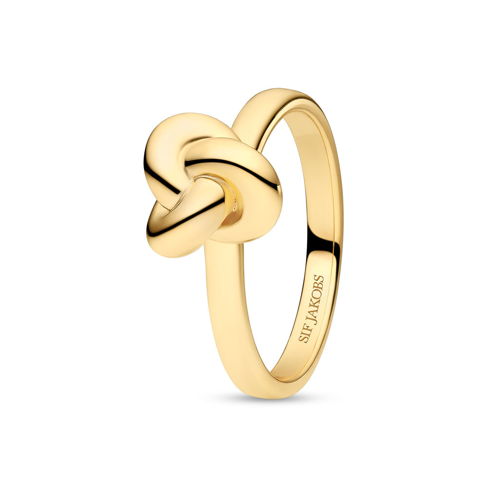 Sif Jakobs Gold Plated Ring Imperia Pianura Piccolo