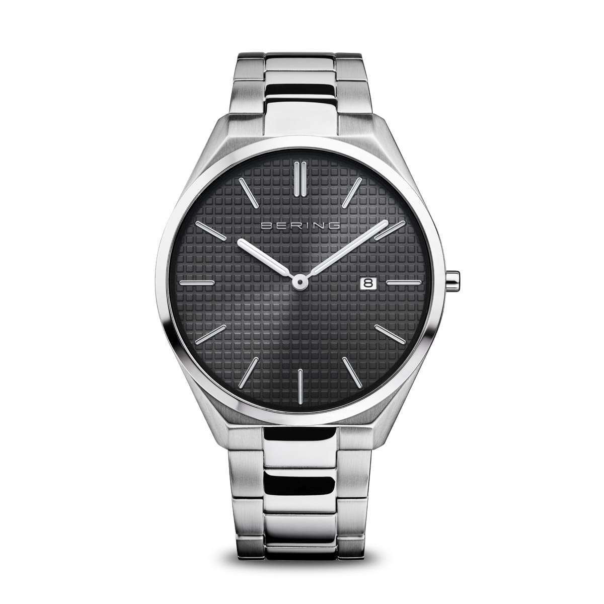 Bering Ultra Slim polished/brushed silver