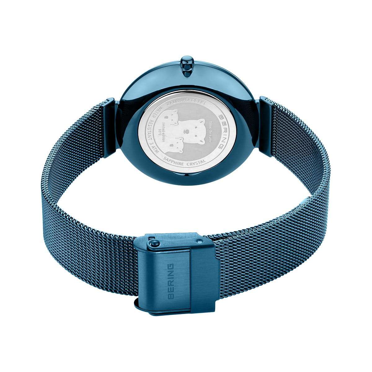 Bering Charity polished blue