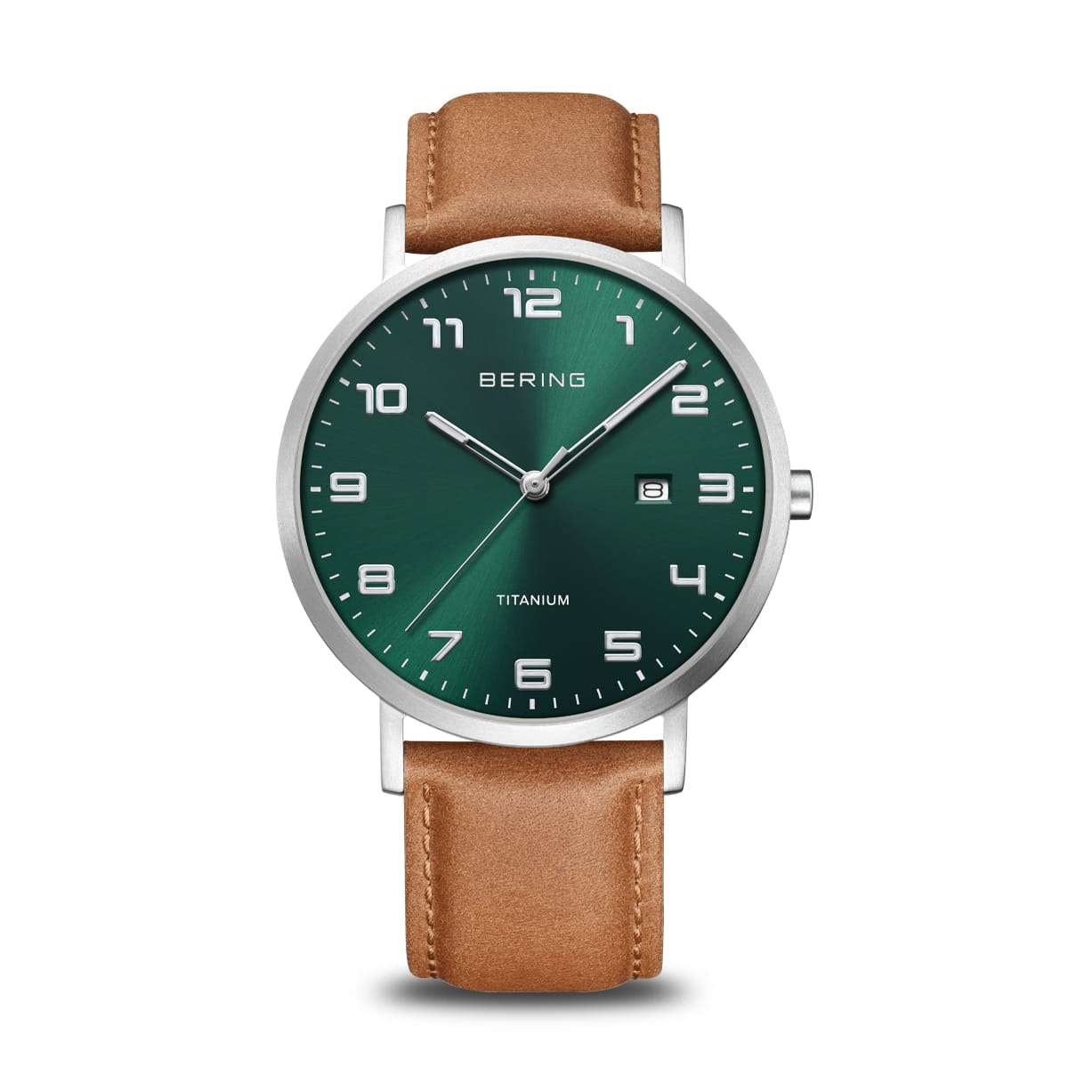 Bering Titanium brushed silver