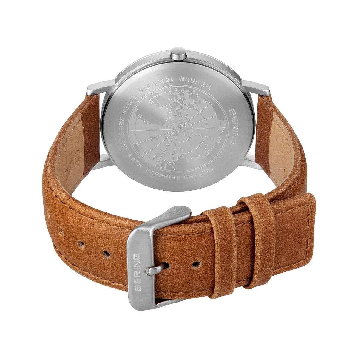 Bering Titanium brushed silver