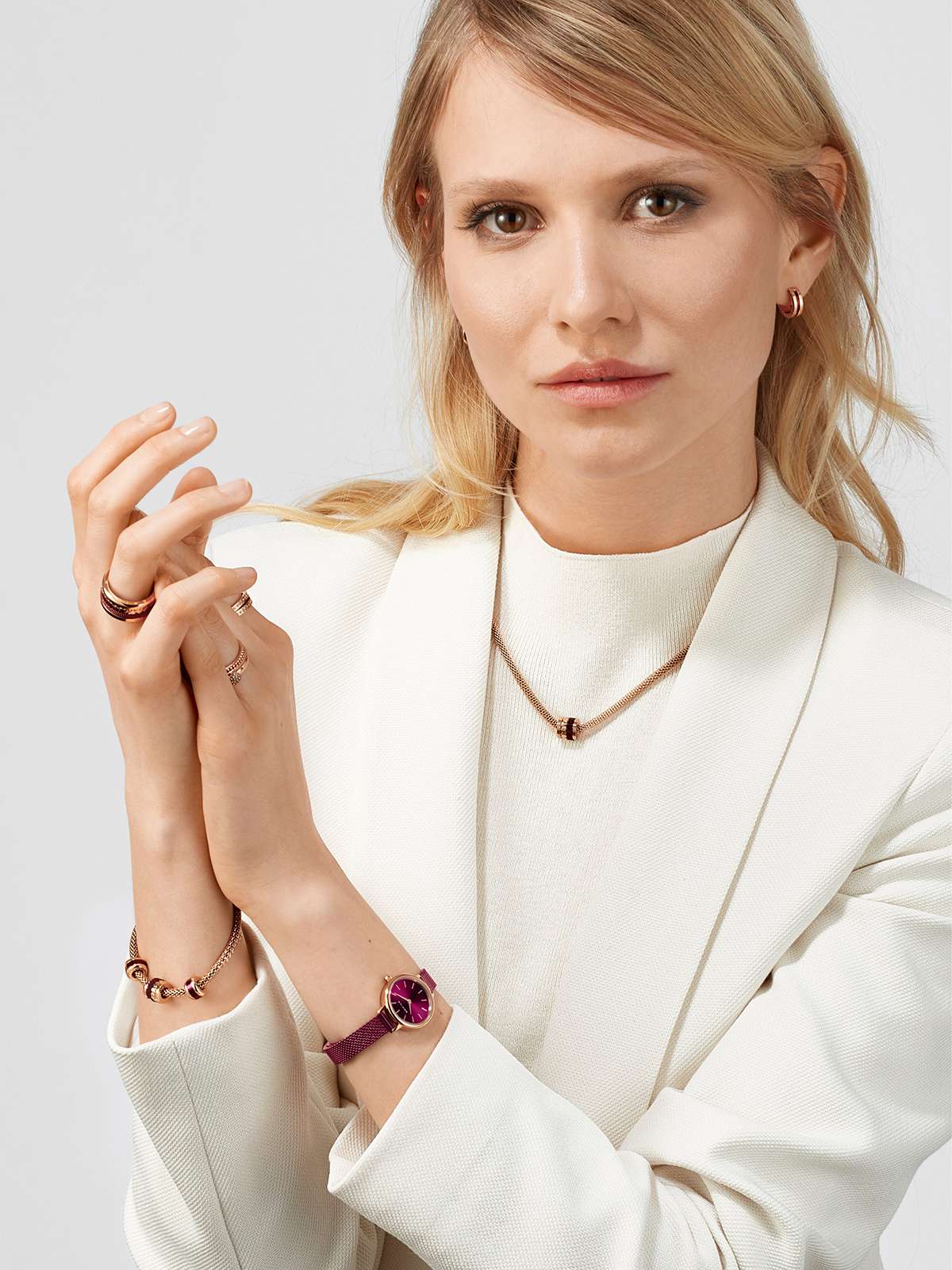 Bering Classic polished rose gold