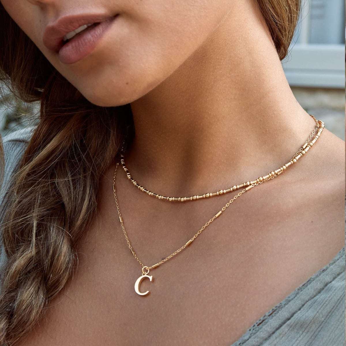 Chlobo Iconic Initial Bracelet - P