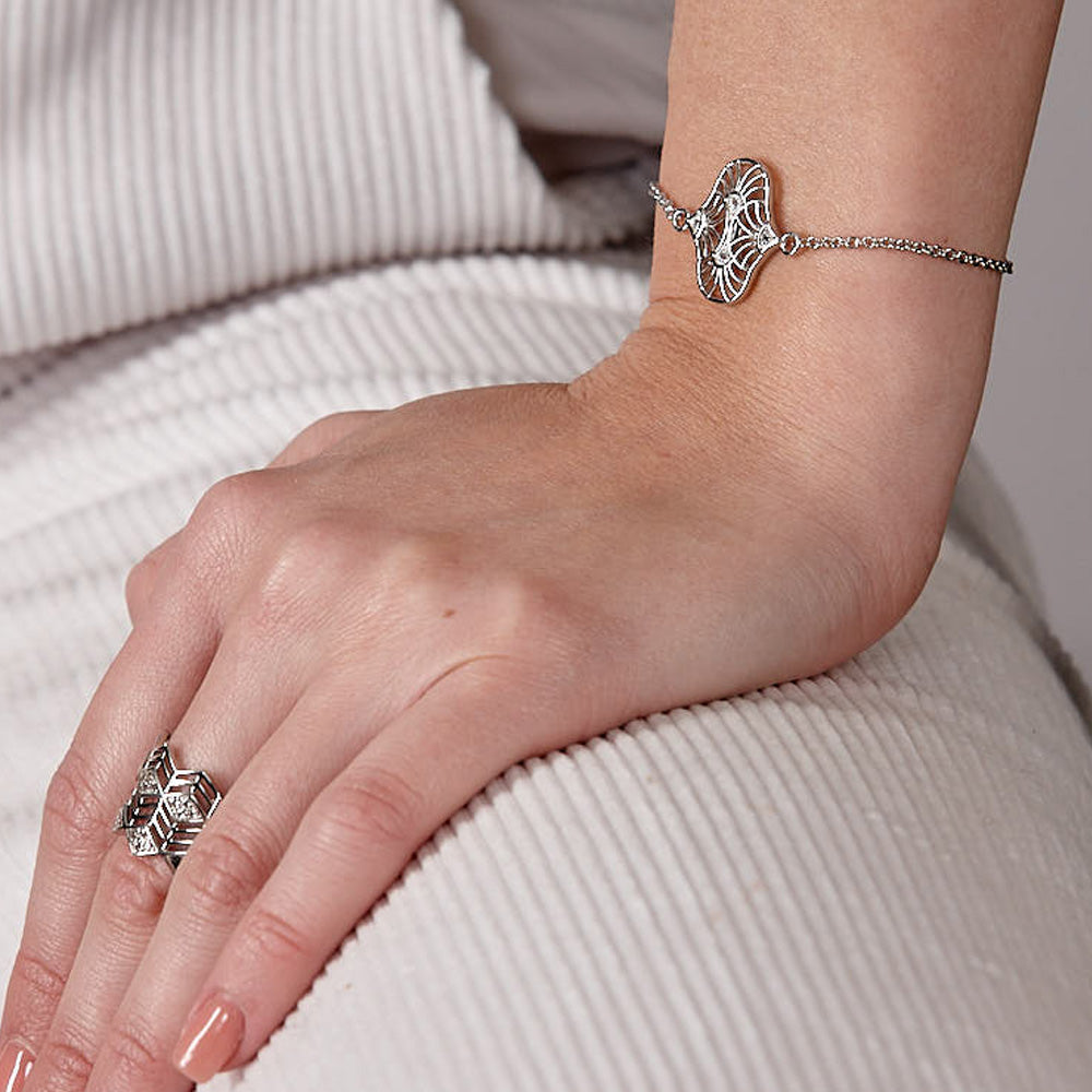 Art Deco Oval Bracelet