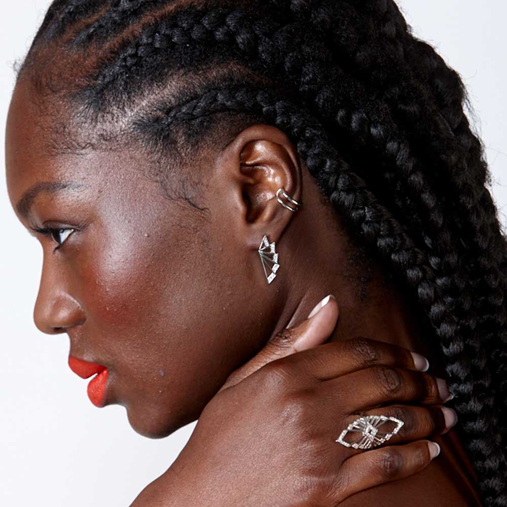 Art Deco Ear Cuff