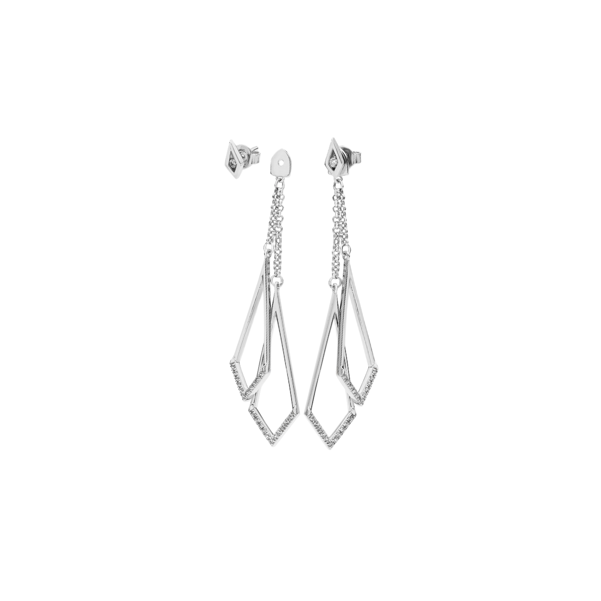 Art Deco Interchangeable Earrings