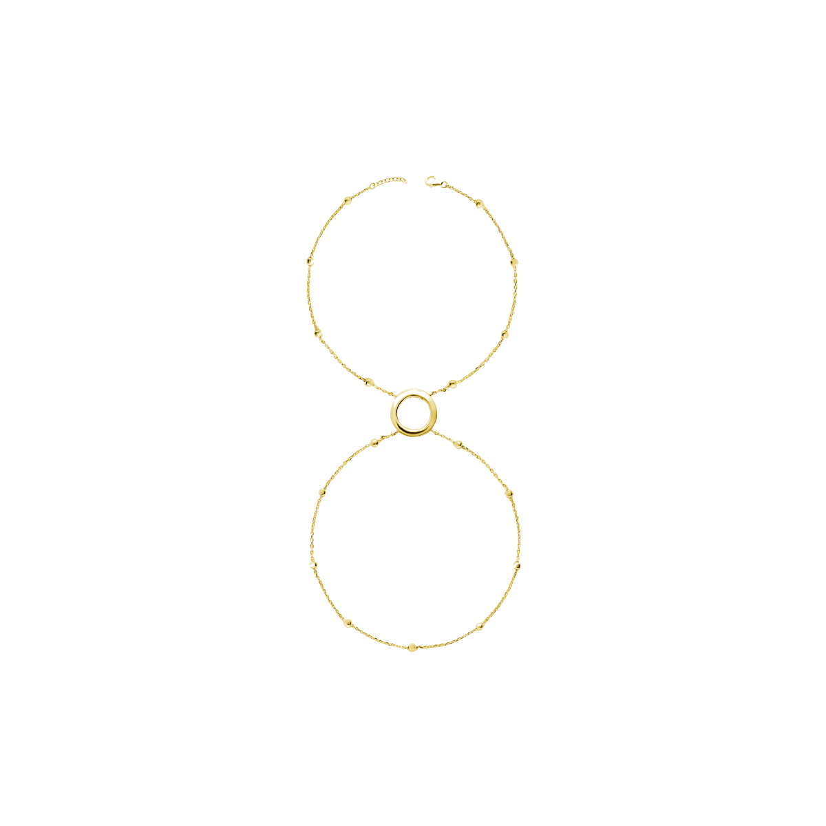 Art Deco Halo Hand Chain