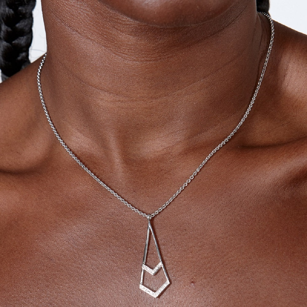 Art Deco Tie Pendant