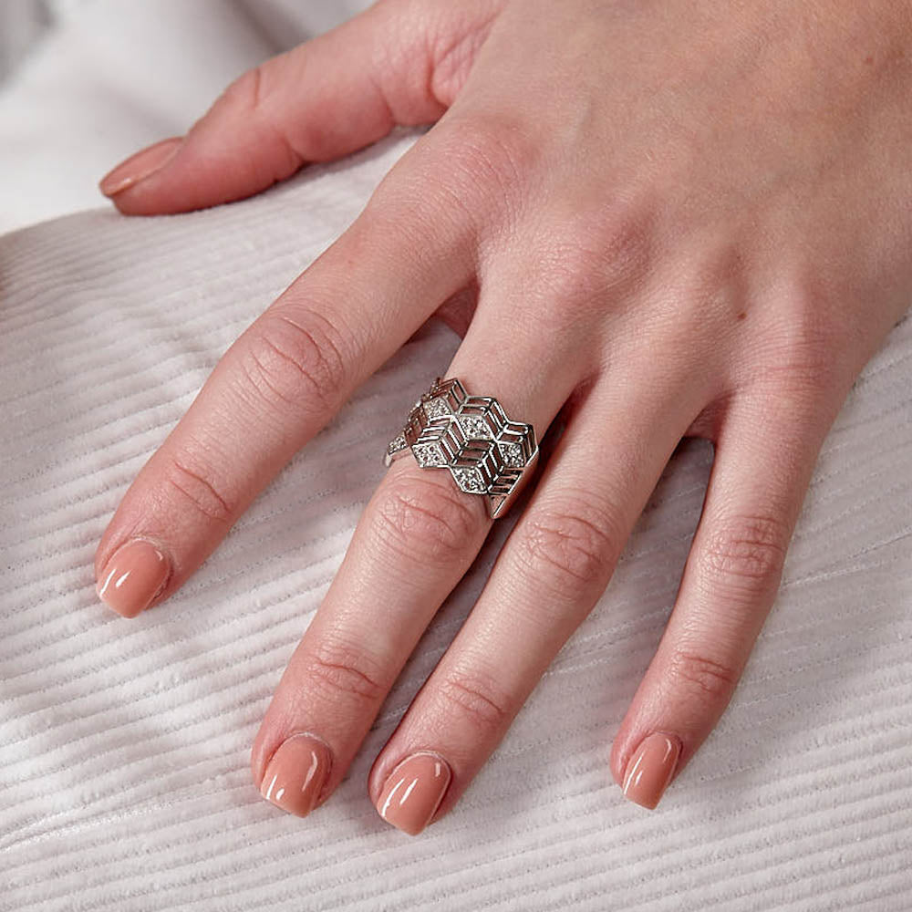 Art Deco Full Triangle Ring