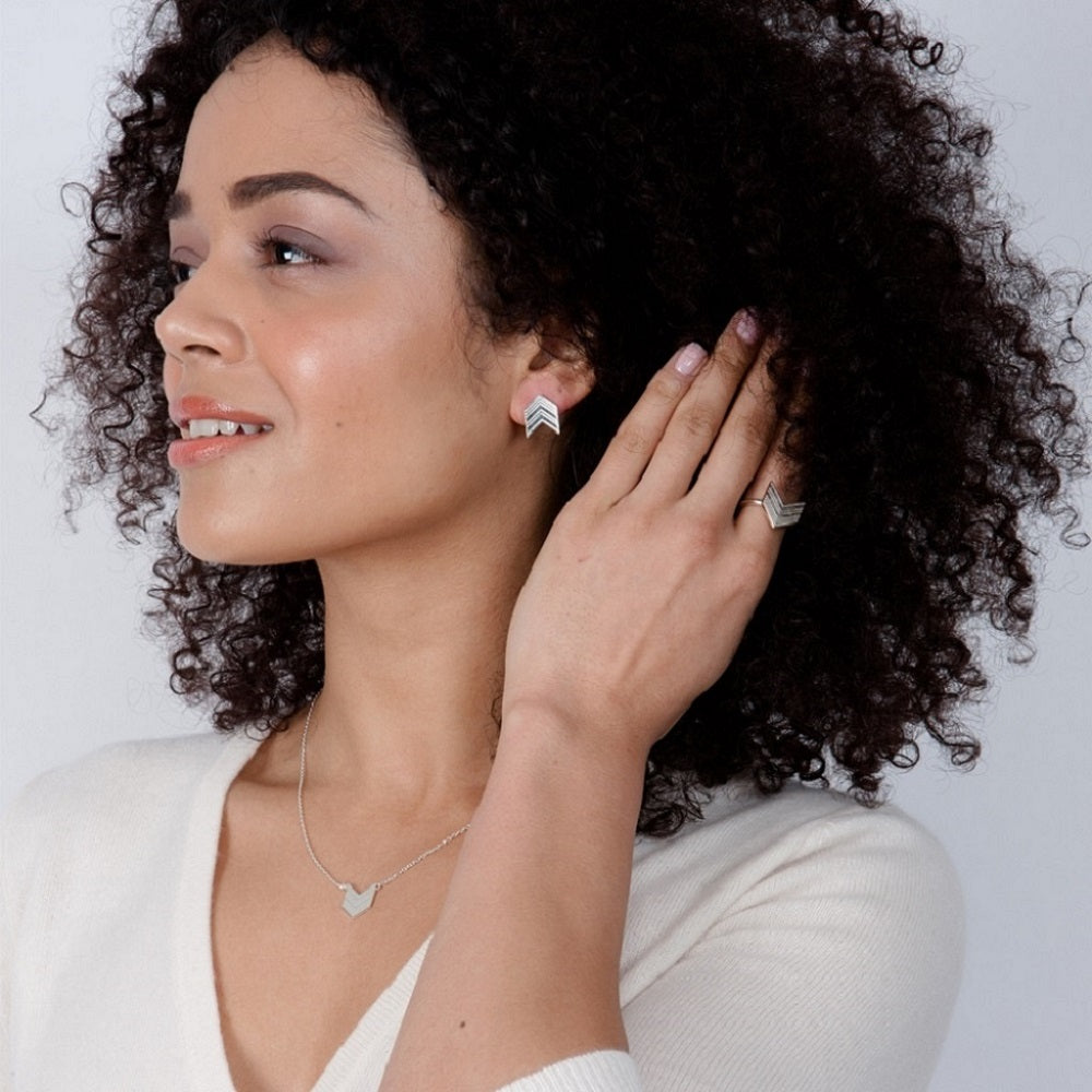 Arrow Studs in Gold Vermeil