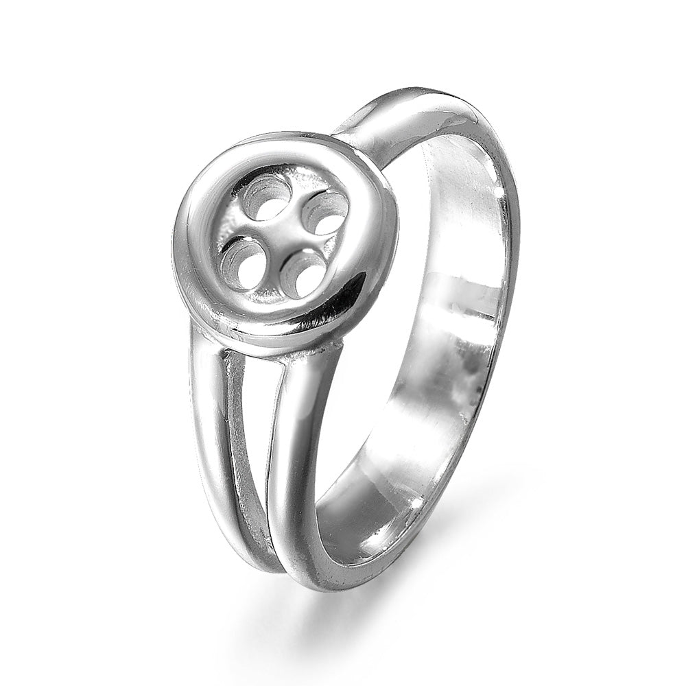 Open Button Ring