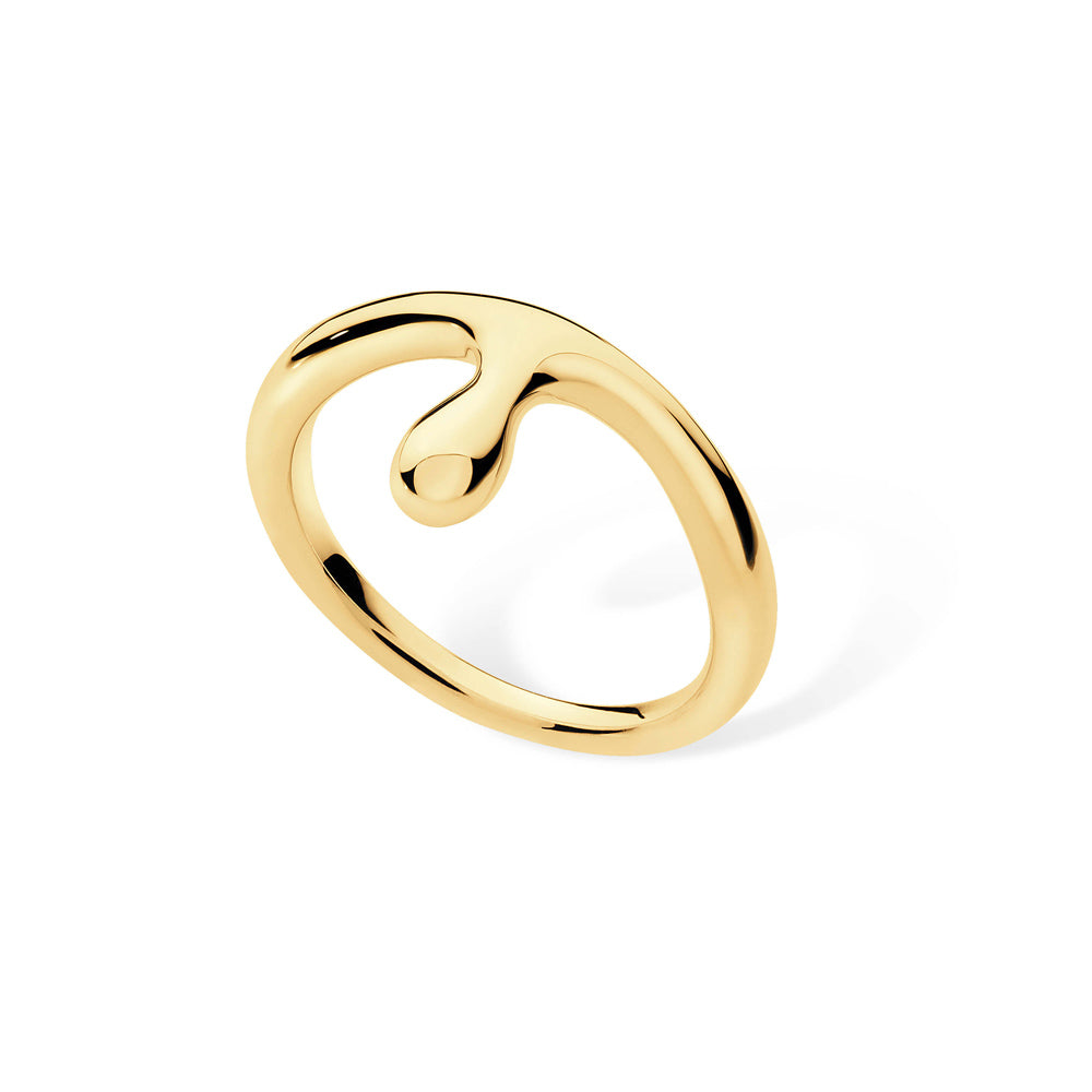 Dripping Ring in Gold Vermeil