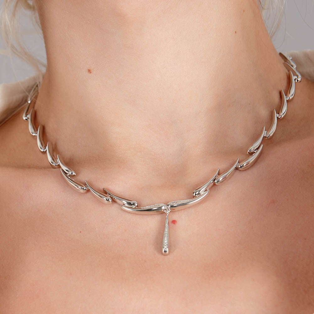 Diamond Drop Necklace