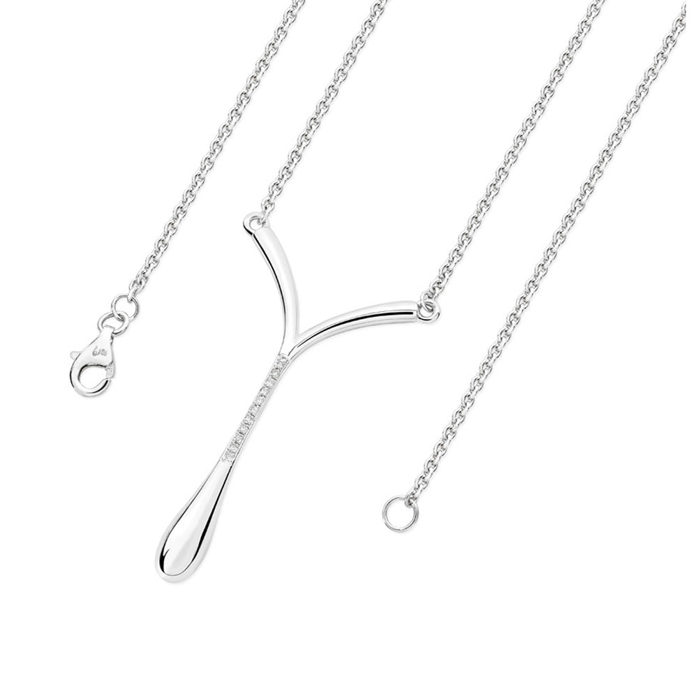 Diamond Drop V Pendant