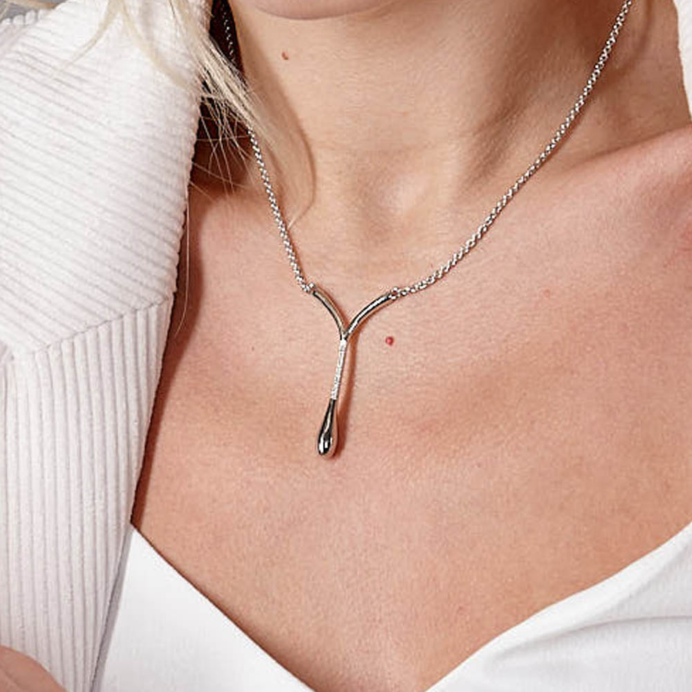 Diamond Drop V Pendant
