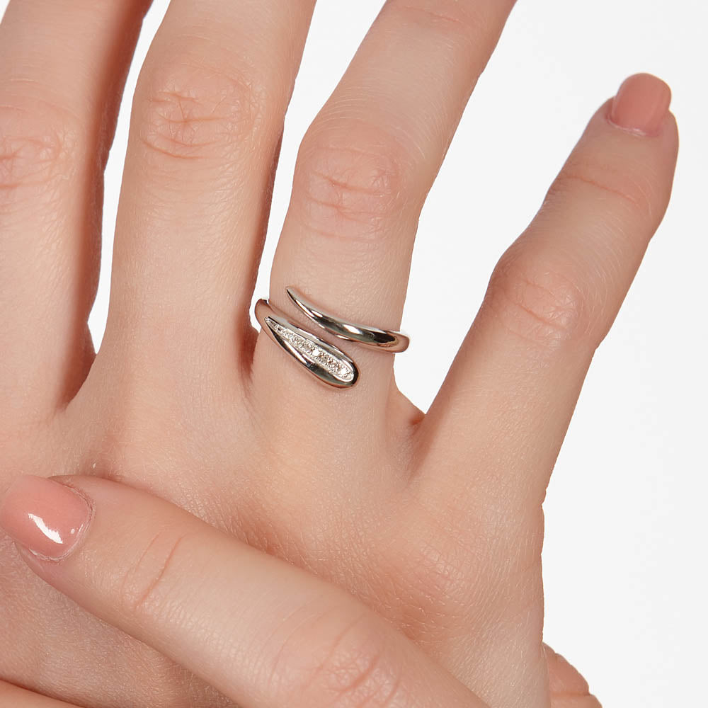 Skinny Drip Snake Ring