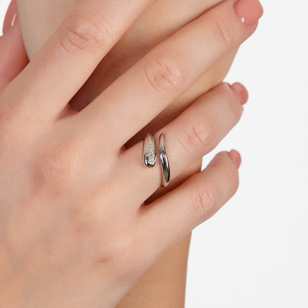 Skinny Drip Snake Ring