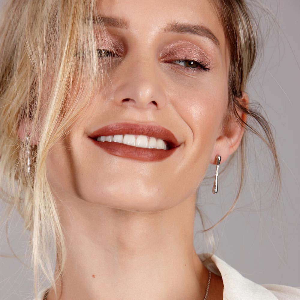 Diamond Drop Long Studs