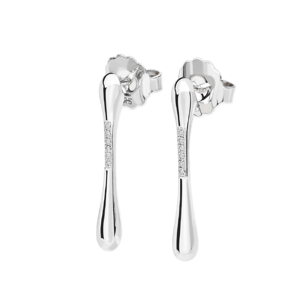 Diamond Drop Long Studs