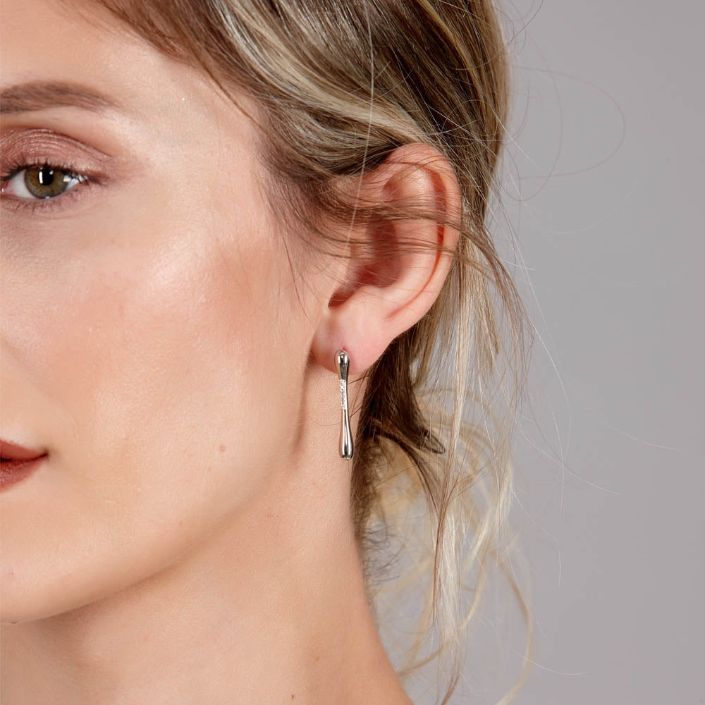 Diamond Drop Long Studs