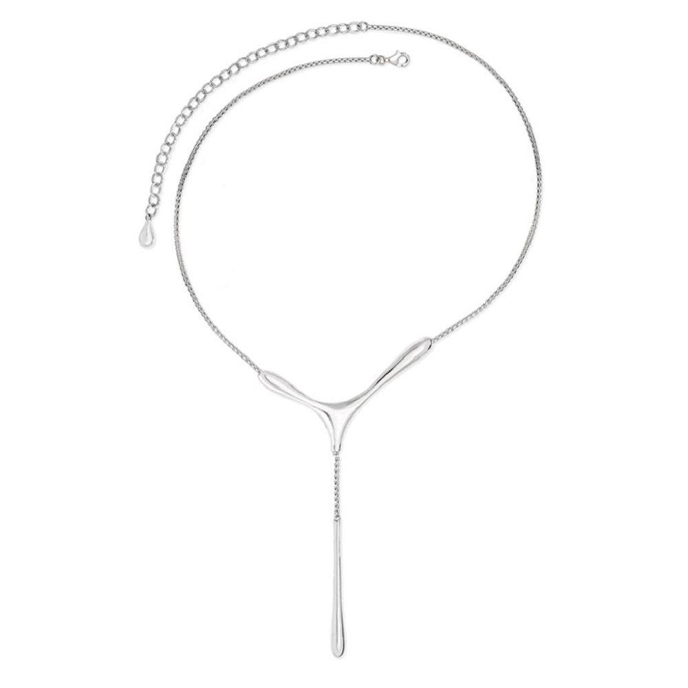Drop Necklace with Chain