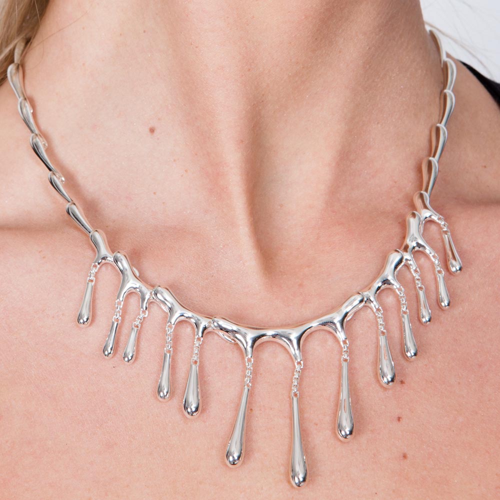 Short Multi Drop Necklace