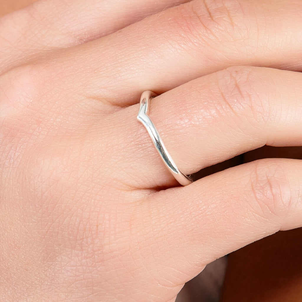Drop Wishbone Ring