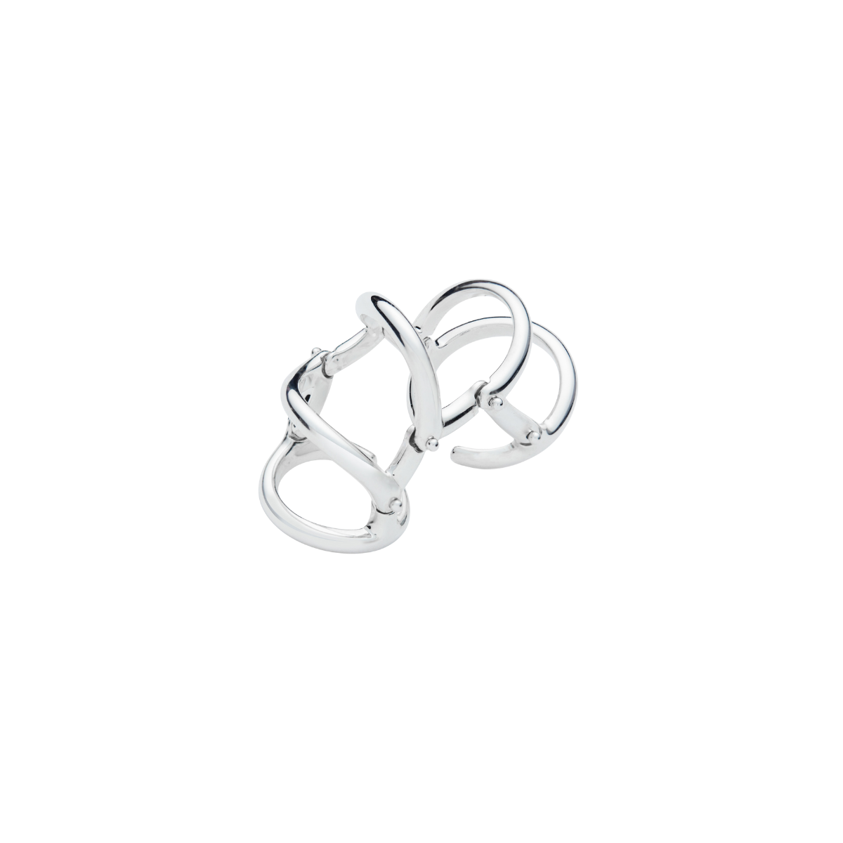 Drop Armour Ring With Double Hinge