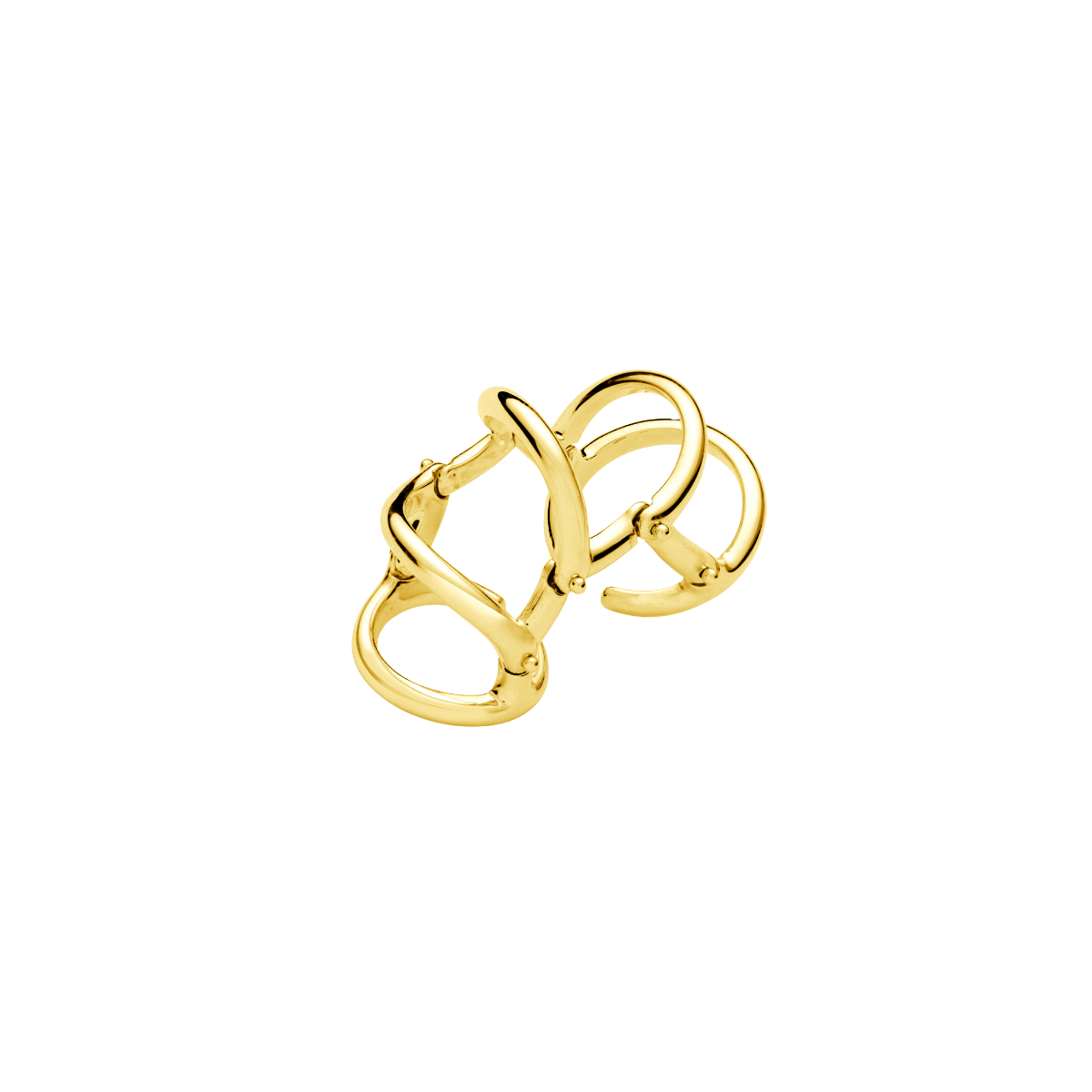Drop Armour Ring With Double Hinge