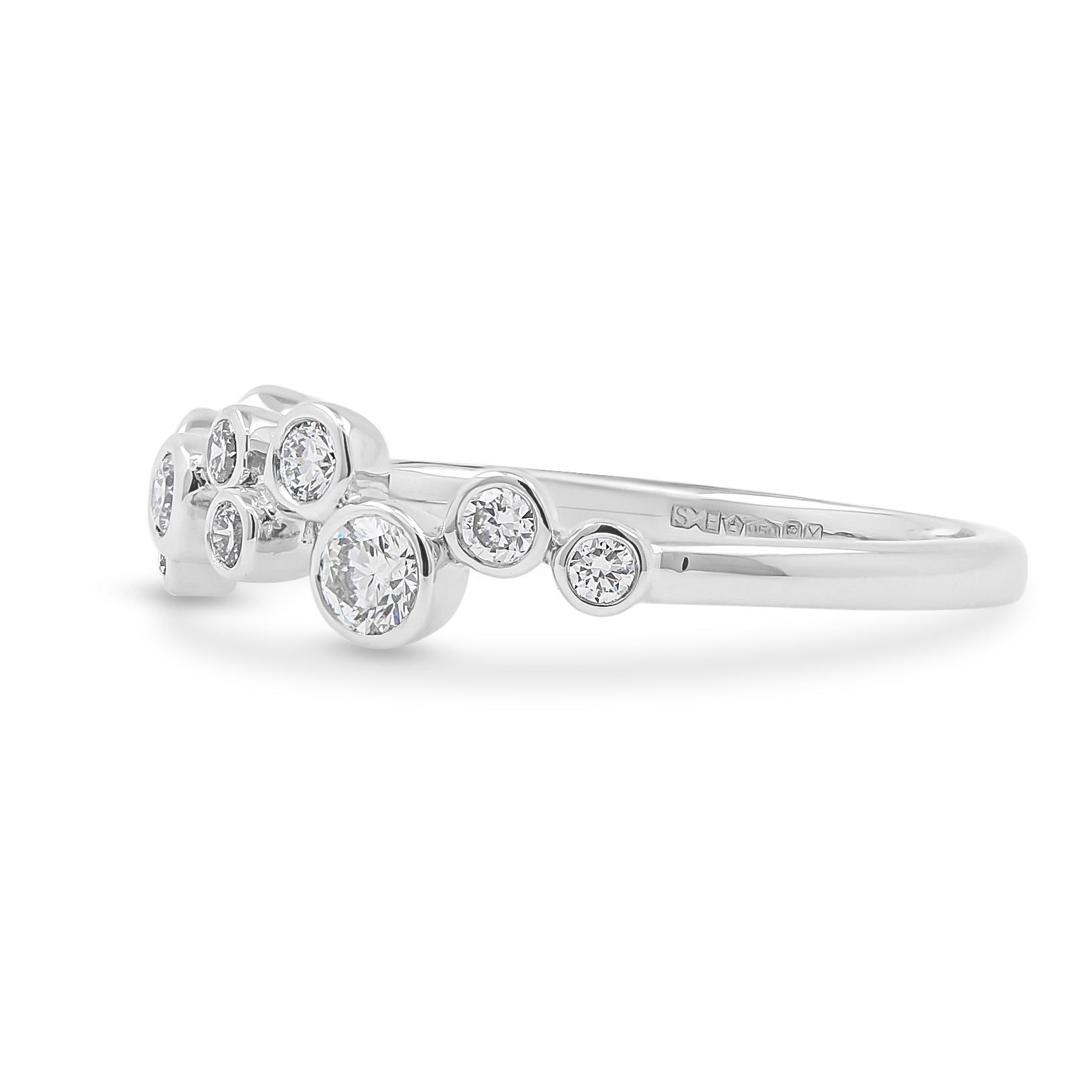 Platinum diamond rain dance Dress Ring