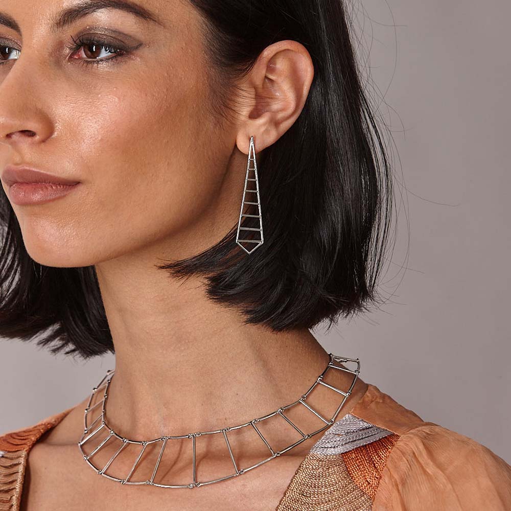 Egyptian Pyramid Earrings