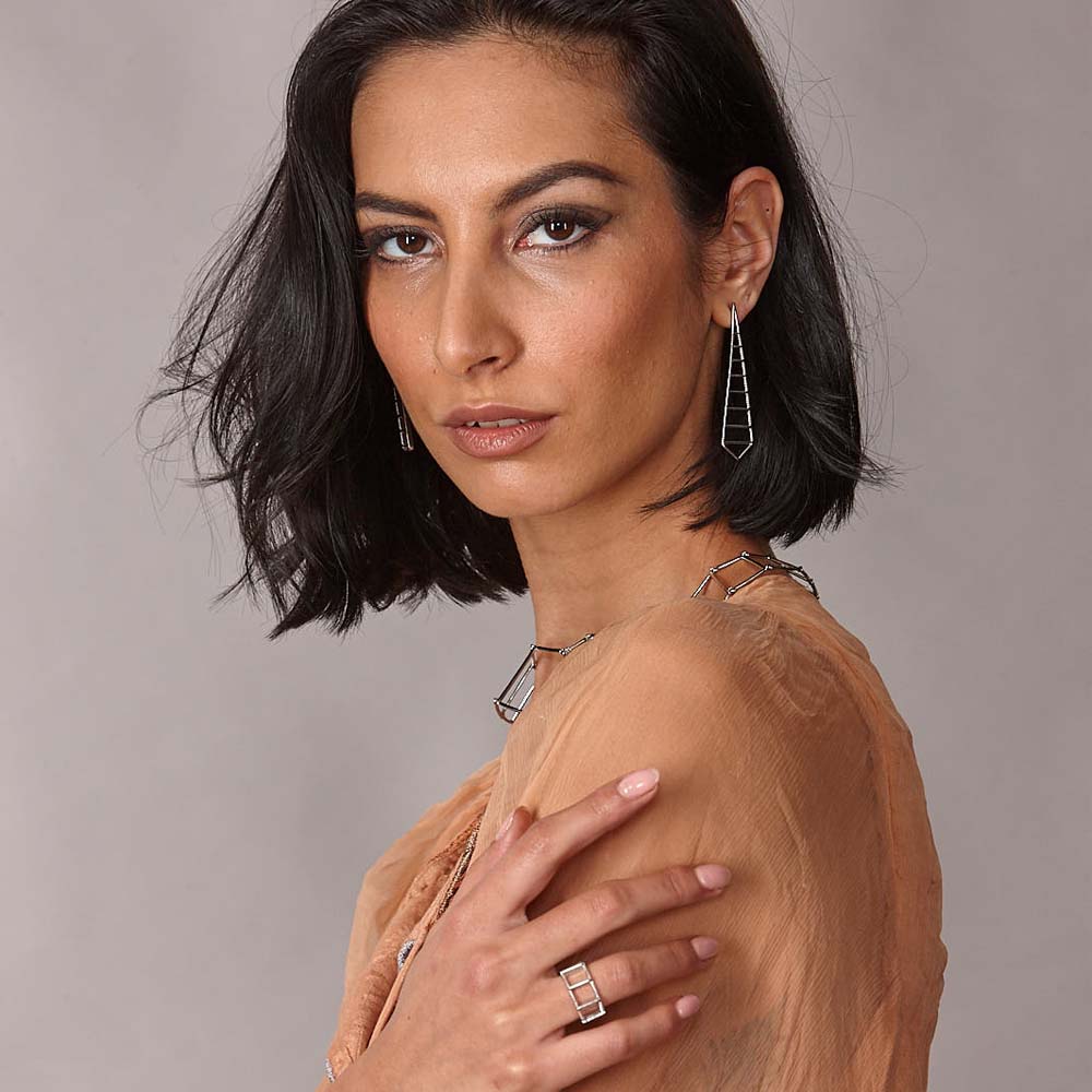 Egyptian Pyramid Earrings