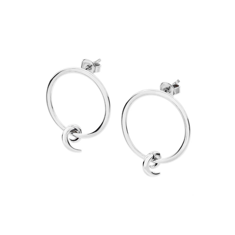 Circle Swirl Earrings