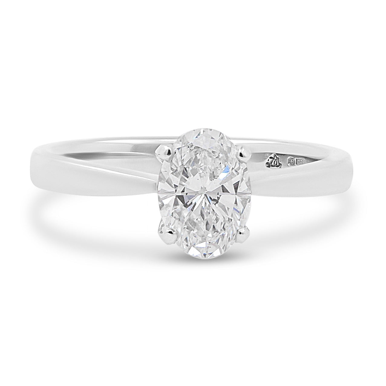 Oval Cut Solitaire Engagement Ring