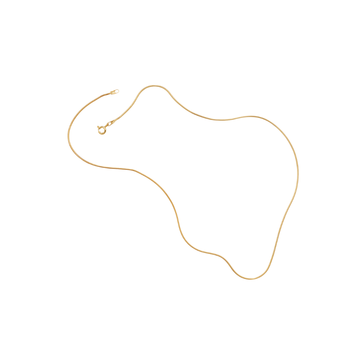 Gold Vermeil Snake Chain 16"