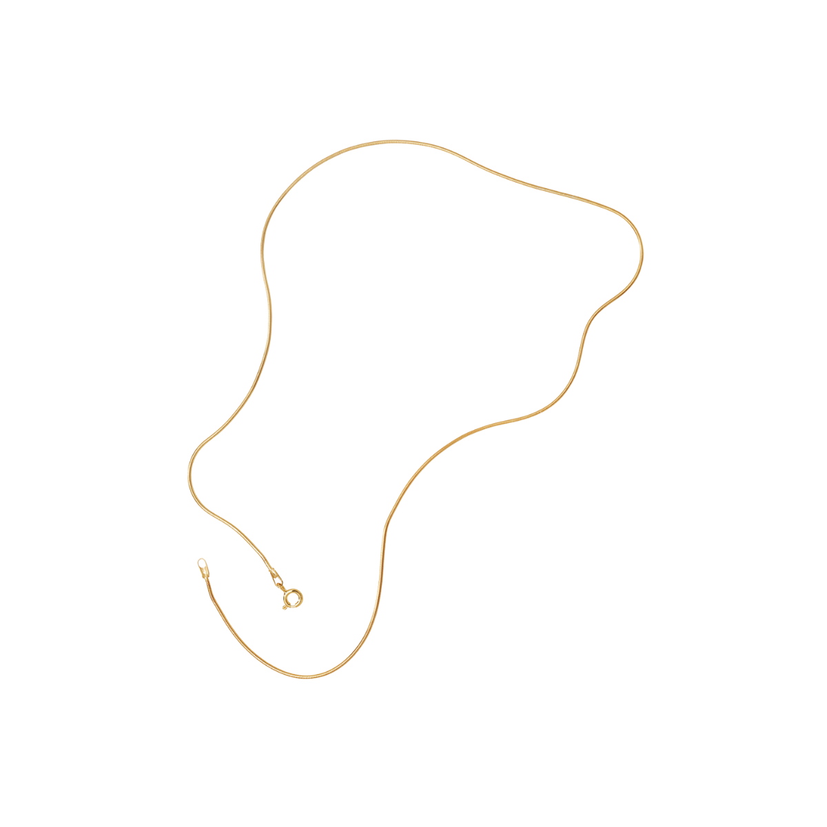 Gold Vermeil Snake Chain 18"