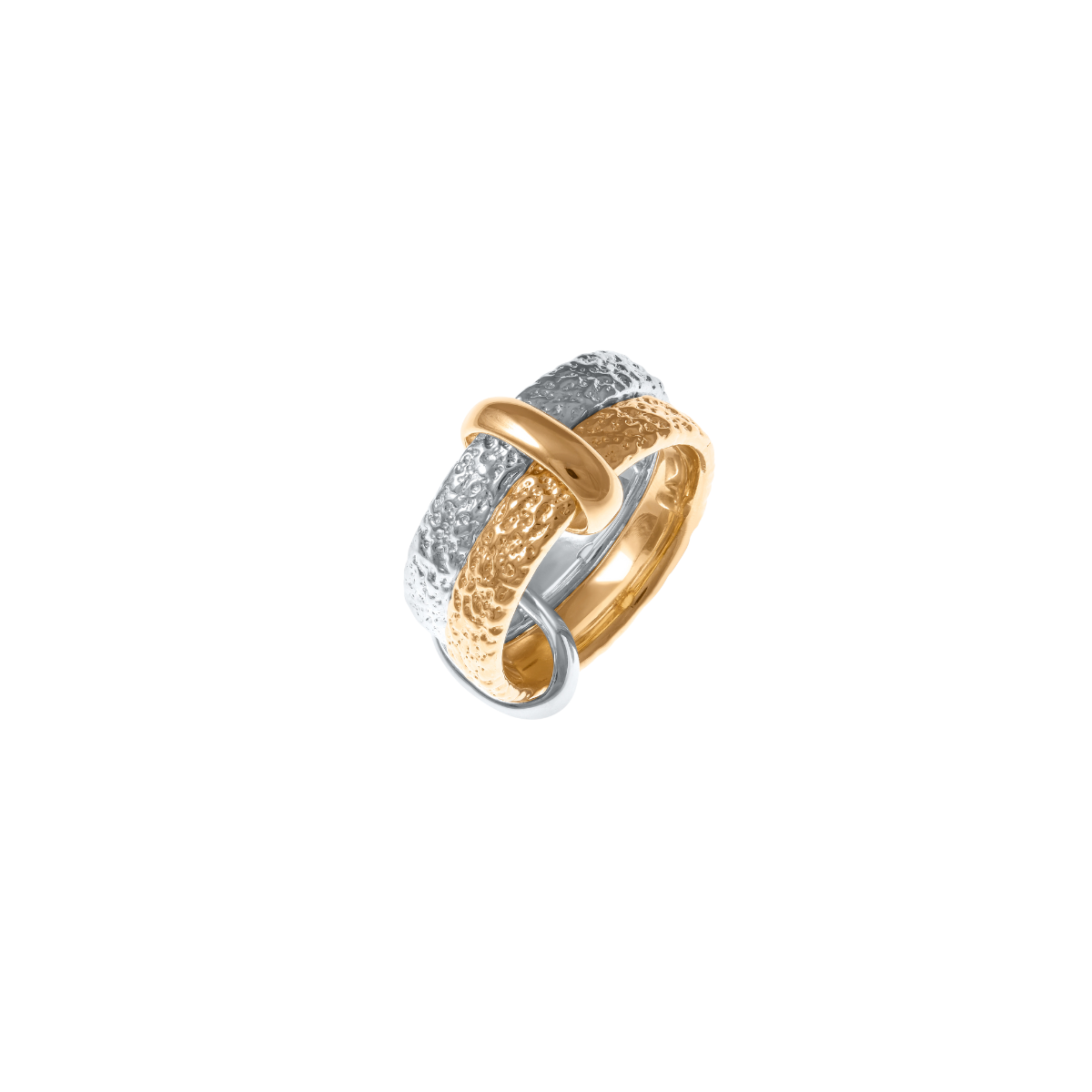 Multi Finish Double Hula Joined Ring