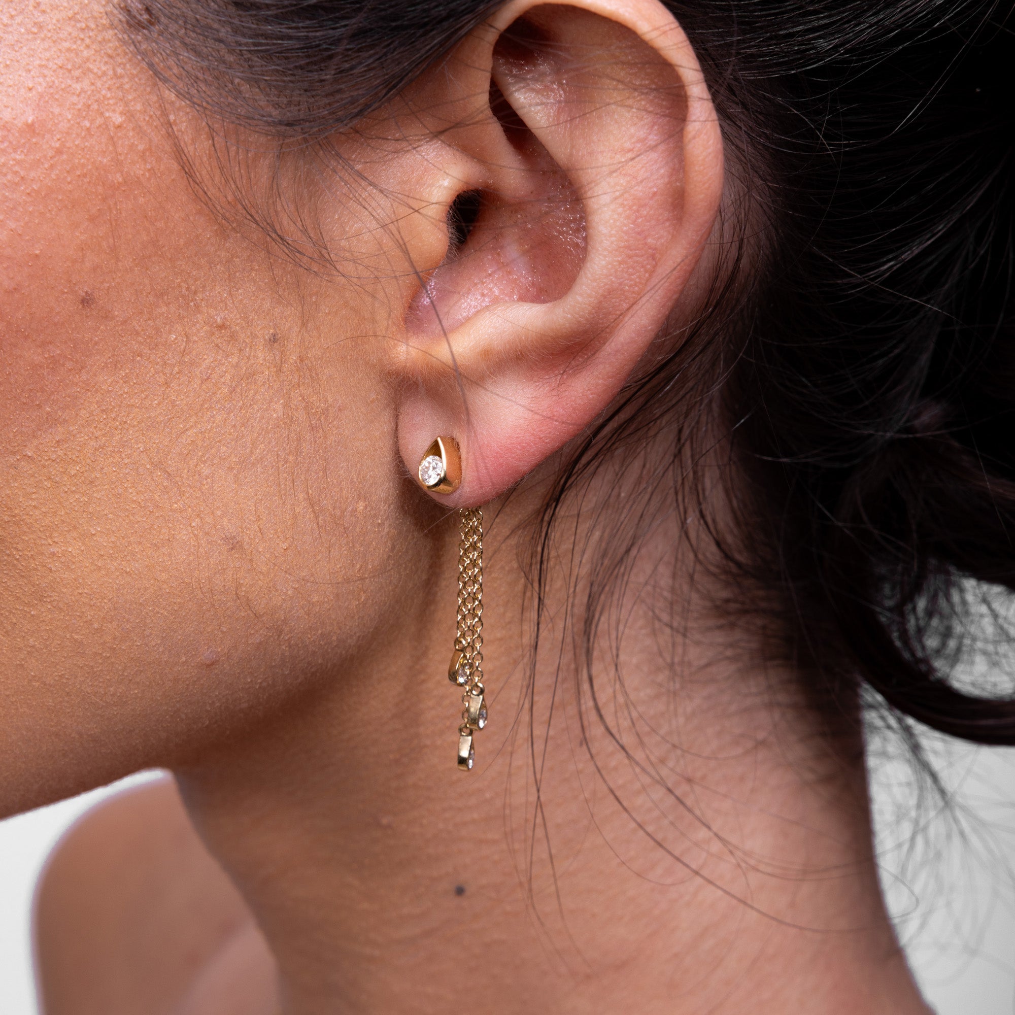 Opulence Triple Drop Earrings