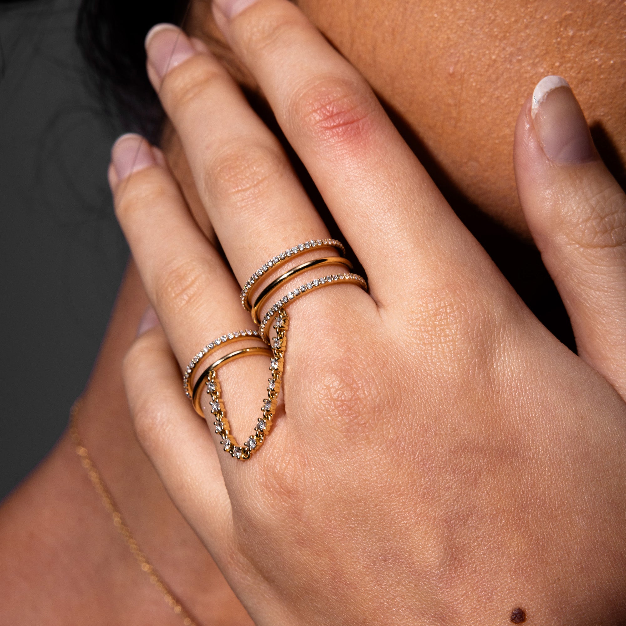Empire Double Ring