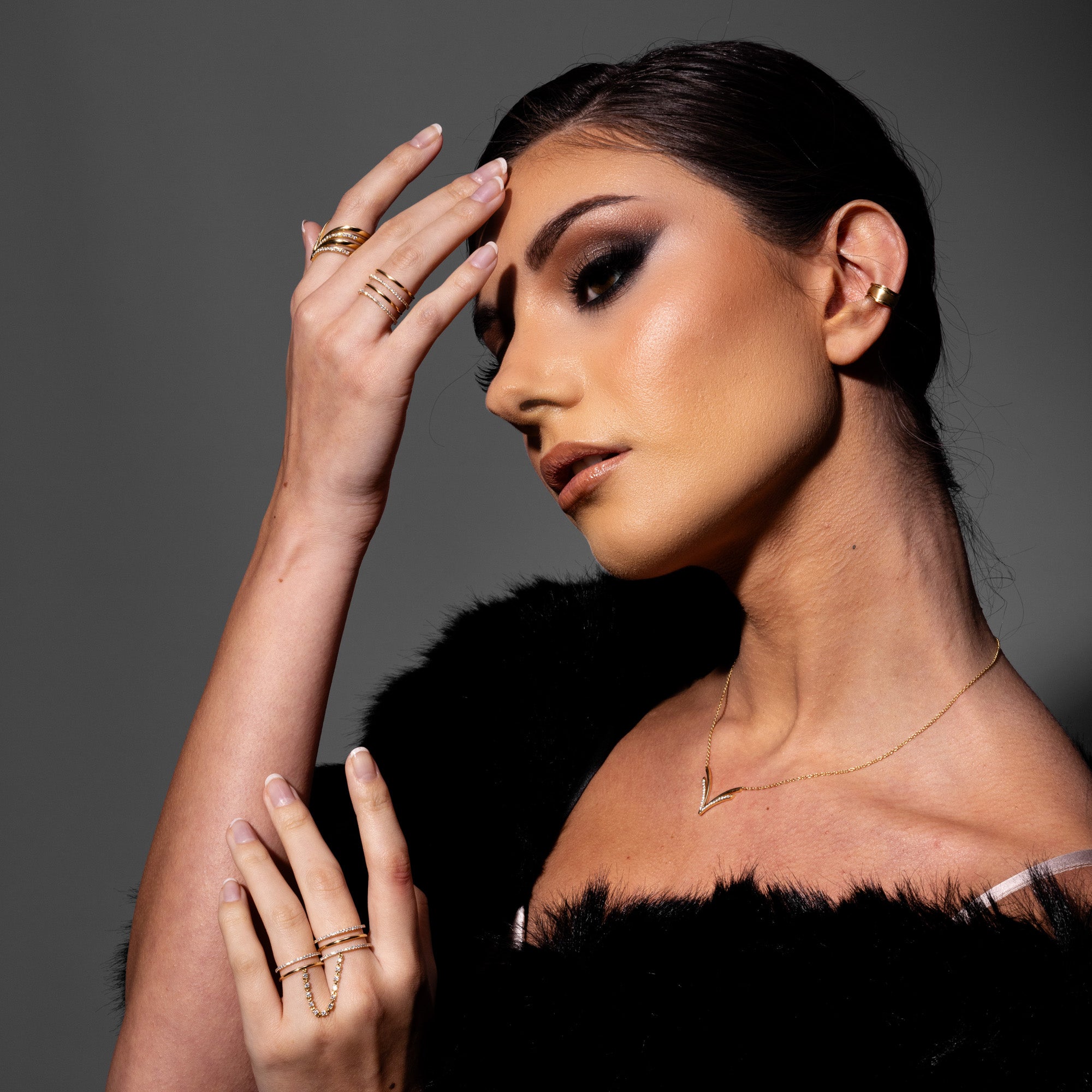 Empire Ear Cuff