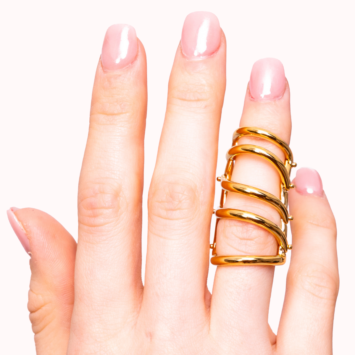 Drop Armour Ring With Double Hinge