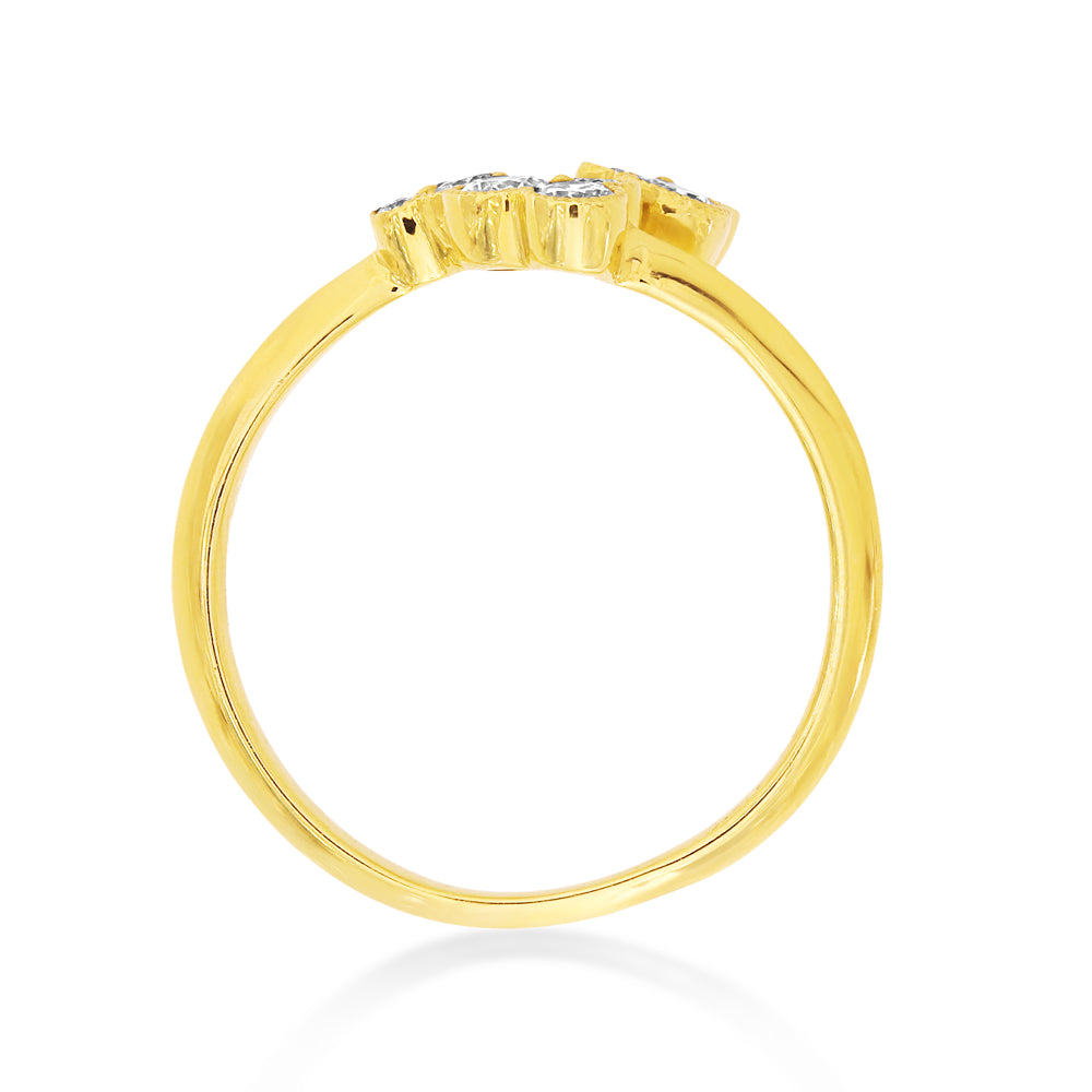 18Ct. Yellow Gold 0.38ct Diamond Ring